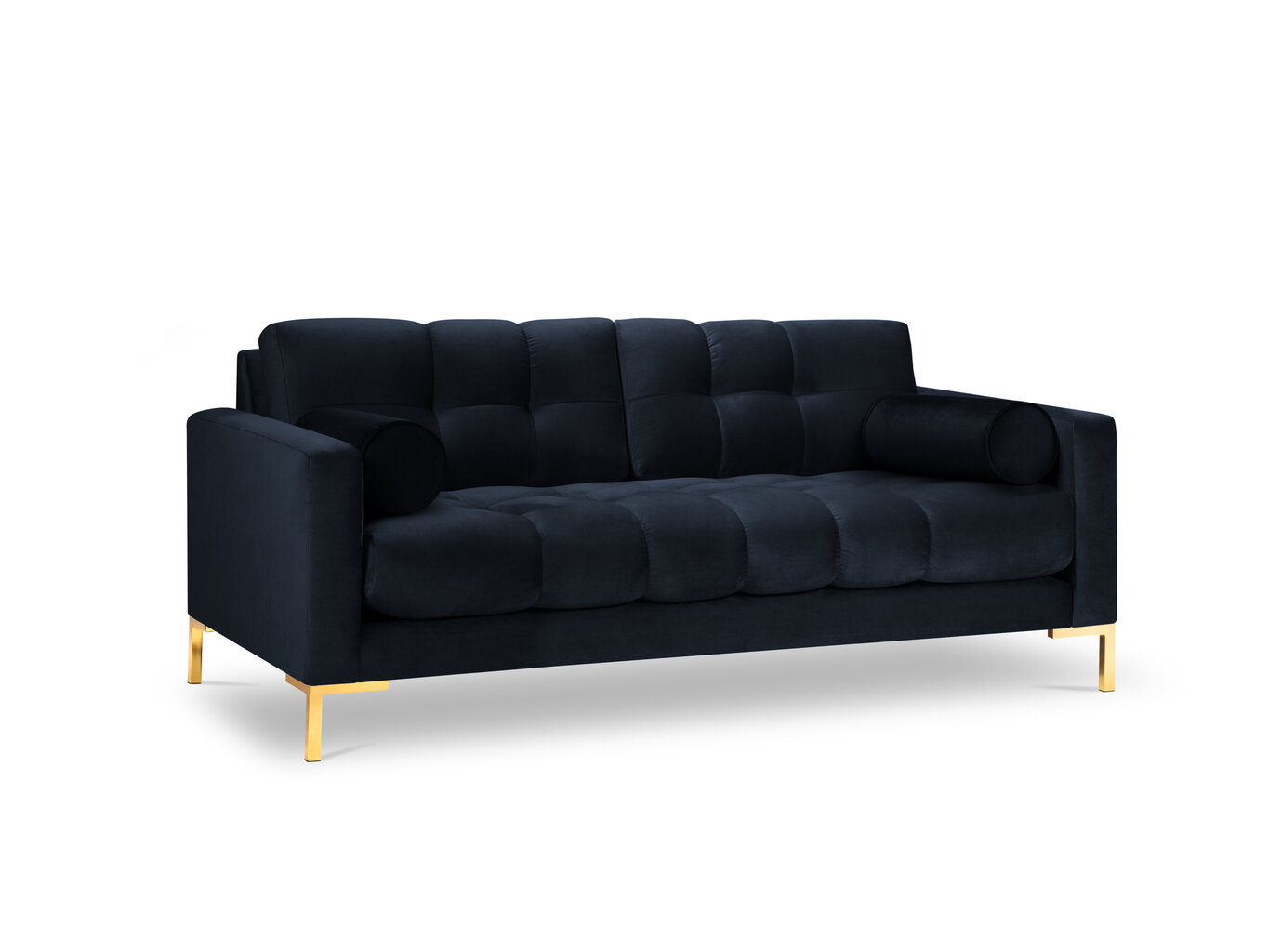 Dvivietė sofa Cosmopolitan Design Bali, tamsiai mėlyna/auksinės spalvos цена и информация | Sofos | pigu.lt