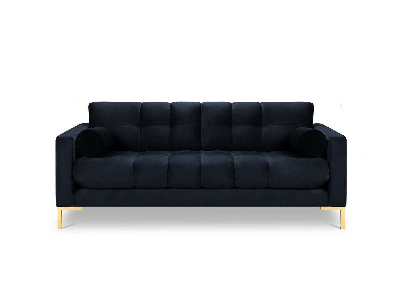 Dvivietė sofa Cosmopolitan Design Bali, tamsiai mėlyna/auksinės spalvos цена и информация | Sofos | pigu.lt