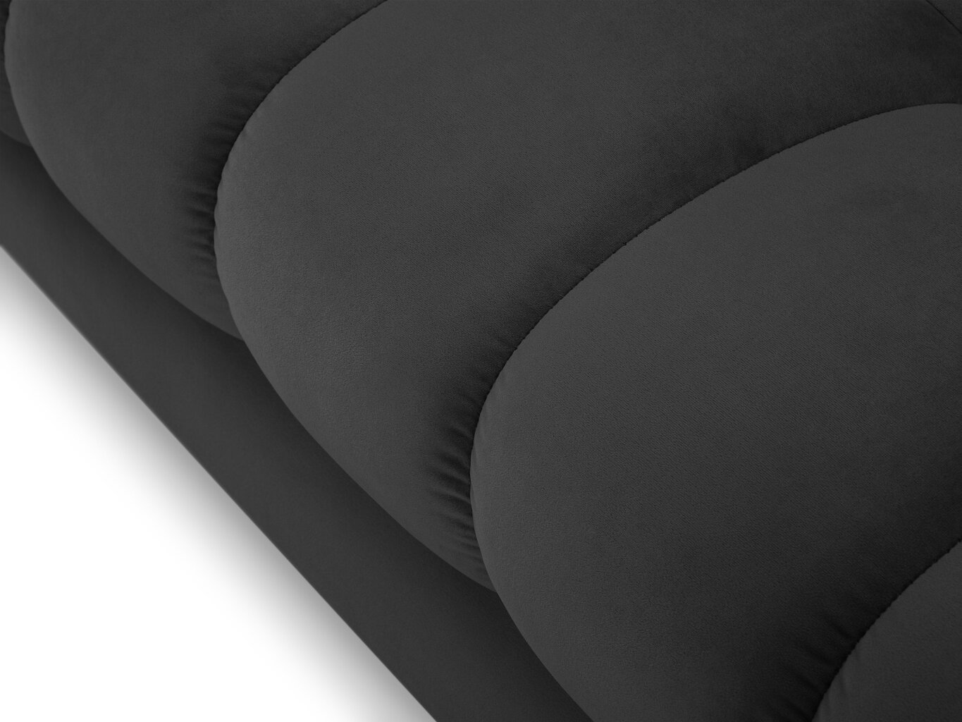 Dvivietė sofa Cosmopolitan Design Bali, tamsiai pilka/auksinės spalvos kaina ir informacija | Sofos | pigu.lt