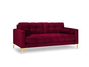 Trivietė sofa Cosmopolitan Design Bali, raudona/auksinės spalvos kaina ir informacija | Sofos | pigu.lt