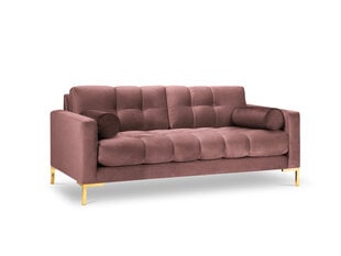 Trivietė sofa Cosmopolitan Design Bali, rožinė/auksinės spalvos kaina ir informacija | Sofos | pigu.lt