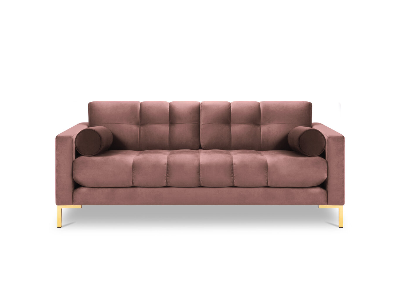 Trivietė sofa Cosmopolitan Design Bali, rožinė/auksinės spalvos цена и информация | Sofos | pigu.lt