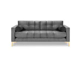 Trivietė sofa Cosmopolitan Design Bali, pilka/auksinės spalvos kaina ir informacija | Sofos | pigu.lt