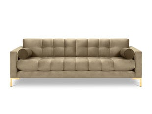 Keturvietė sofa Cosmopolitan Design Bali, smėlio/auksinės spalvos kaina ir informacija | Sofos | pigu.lt