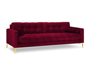 Keturvietė sofa Cosmopolitan Design Bali, raudona/auksinės spalvos kaina ir informacija | Sofos | pigu.lt