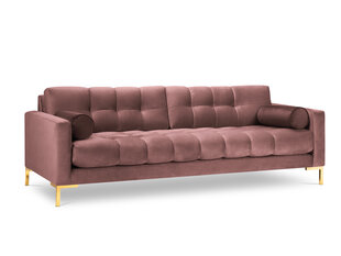 Keturvietė sofa Cosmopolitan Design Bali, rožinė/auksinės spalvos kaina ir informacija | Sofos | pigu.lt