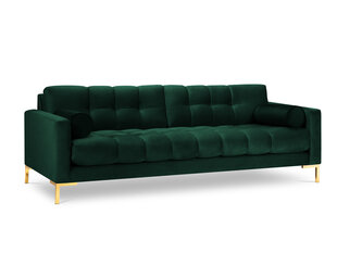 Keturvietė sofa Cosmopolitan Design Bali, tamsiai žalia/auksinės spalvos kaina ir informacija | Sofos | pigu.lt