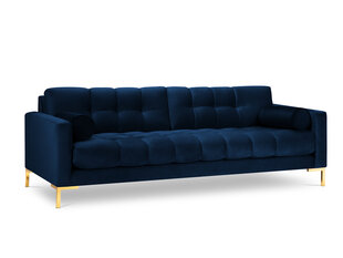 Keturvietė sofa Cosmopolitan Design Bali, mėlyna/auksinės spalvos kaina ir informacija | Sofos | pigu.lt