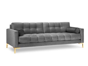 Четырехместный диван Cosmopolitan Design Bali, серый/золотой цена и информация | Диваны | pigu.lt