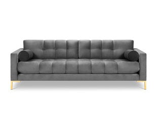 Четырехместный диван Cosmopolitan Design Bali, серый/золотой цена и информация | Диваны | pigu.lt