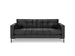 Dvivietė sofa Cosmopolitan Design Bali, tamsiai pilka kaina ir informacija | Sofos | pigu.lt