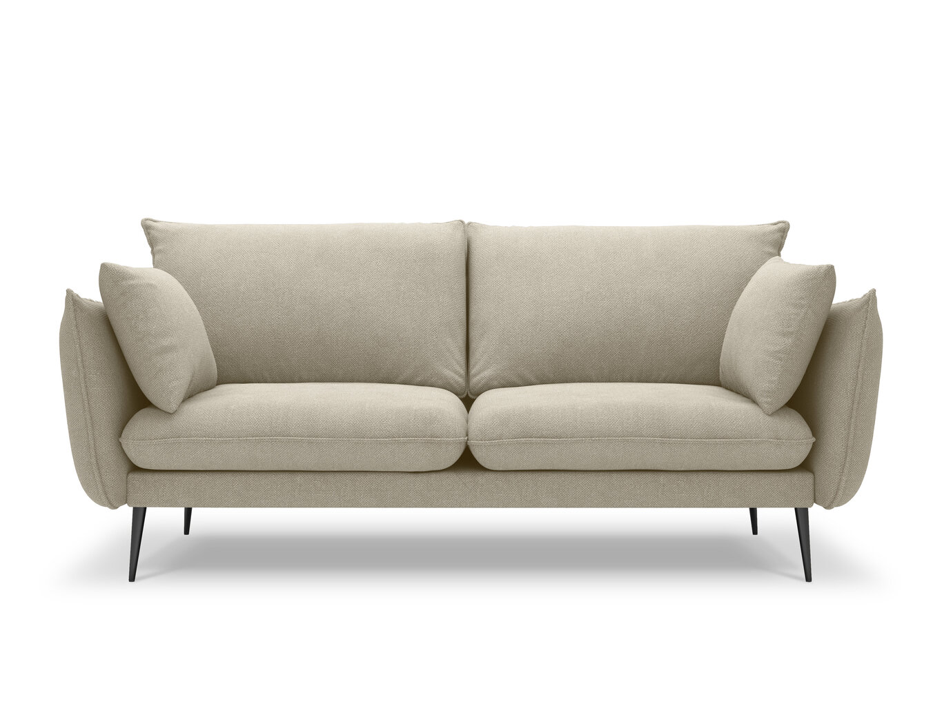 Trivietė sofa Milo Casa Elio, smėlio spalvos цена и информация | Sofos | pigu.lt