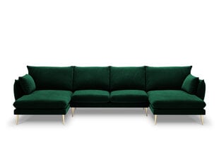 Мягкий уголок Milo Casa Elio 6S-V, темно-зеленый цена и информация | Угловые диваны | pigu.lt