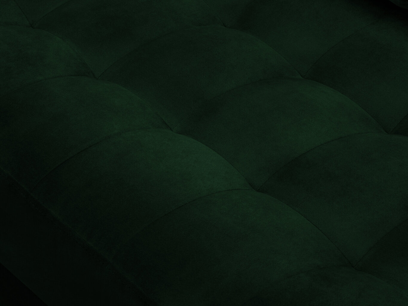 Minkštas kampas Milo Casa Santo 4S-V, tamsiai žalias/juodas kaina ir informacija | Minkšti kampai | pigu.lt