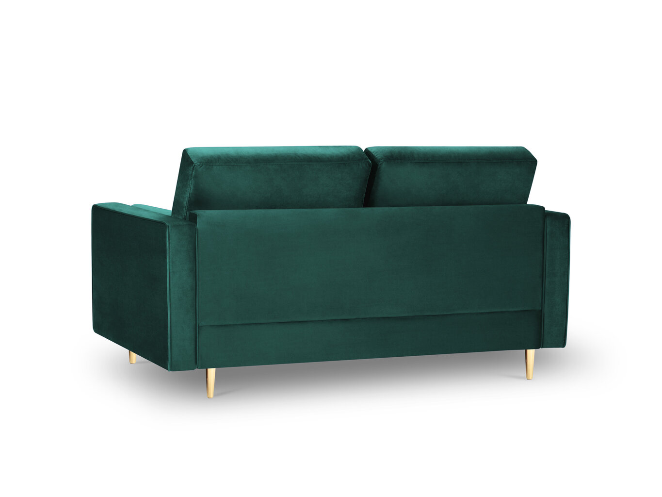 Dvivietė sofa Milo Casa Santo, šviesiai žalia/aukso spalvos kaina ir informacija | Sofos | pigu.lt