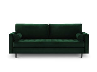 Трехместный диван Milo Casa Santo, темно-зеленый цена и информация | Диваны | pigu.lt