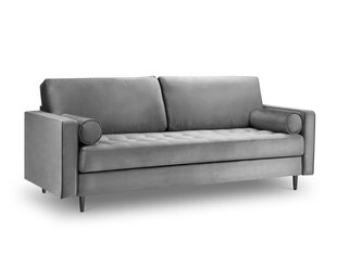 Трехместный диван Milo Casa Santo, серый цена и информация | Диваны | pigu.lt