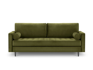 Трехместный диван Milo Casa Santo, зеленый цена и информация | Диваны | pigu.lt