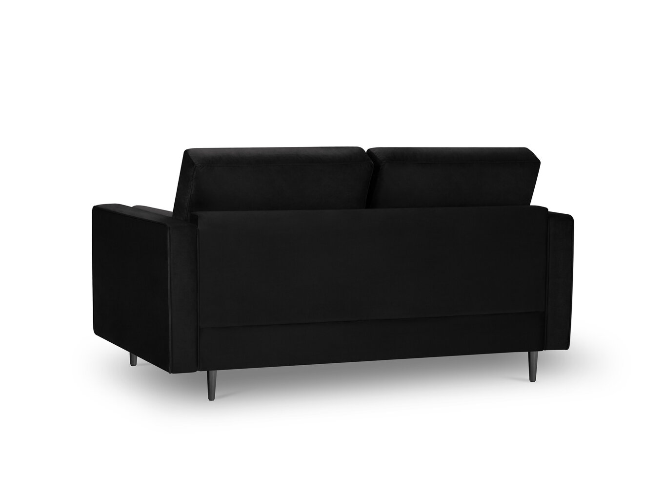 Dvivietė sofa Milo Casa Santo, juoda kaina ir informacija | Sofos | pigu.lt