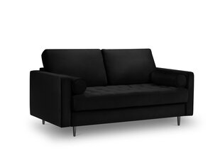 Dvivietė sofa Milo Casa Santo, juoda kaina ir informacija | Sofos | pigu.lt