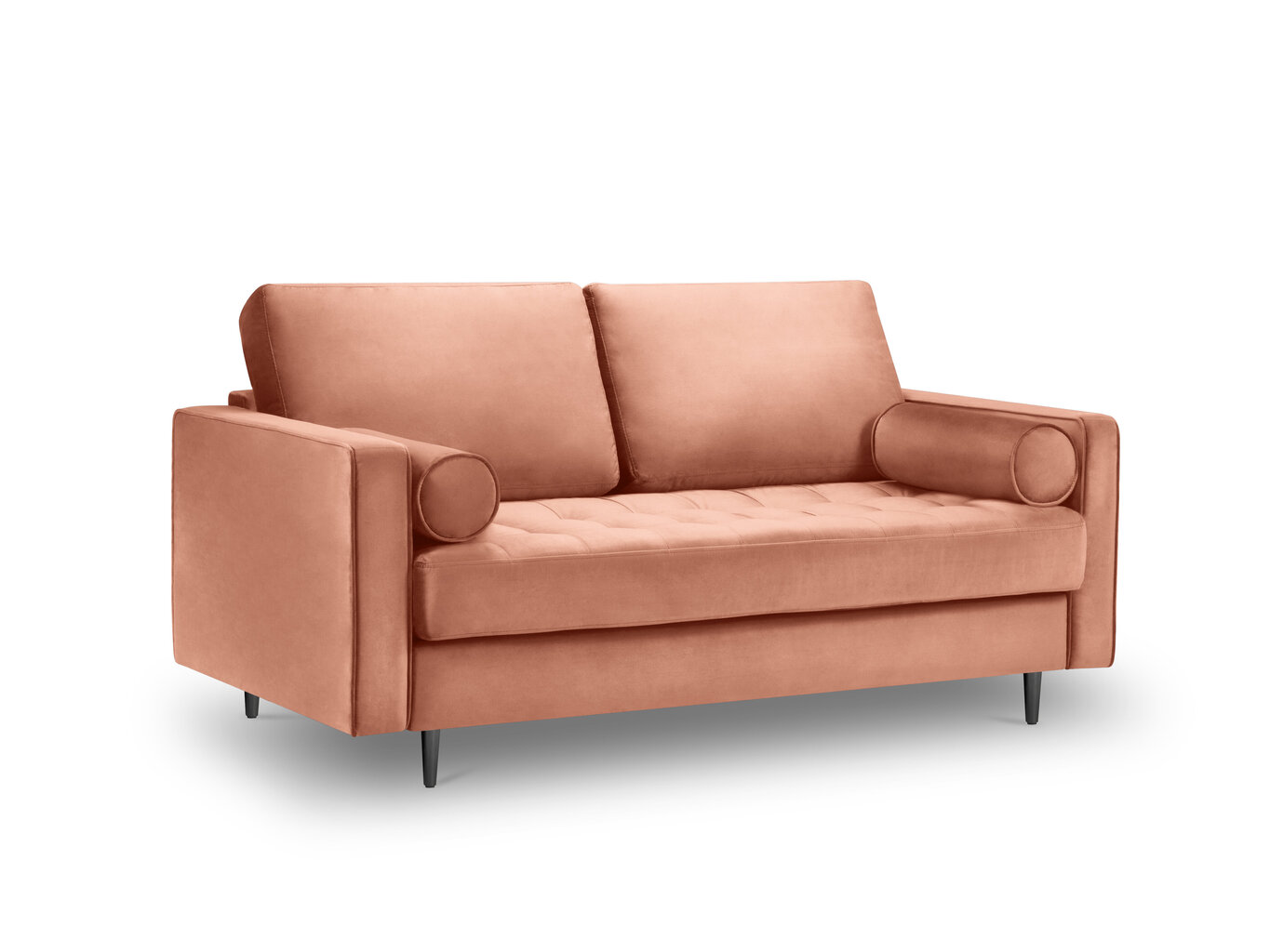 Dvivietė sofa Milo Casa Santo, rožinė kaina ir informacija | Sofos | pigu.lt