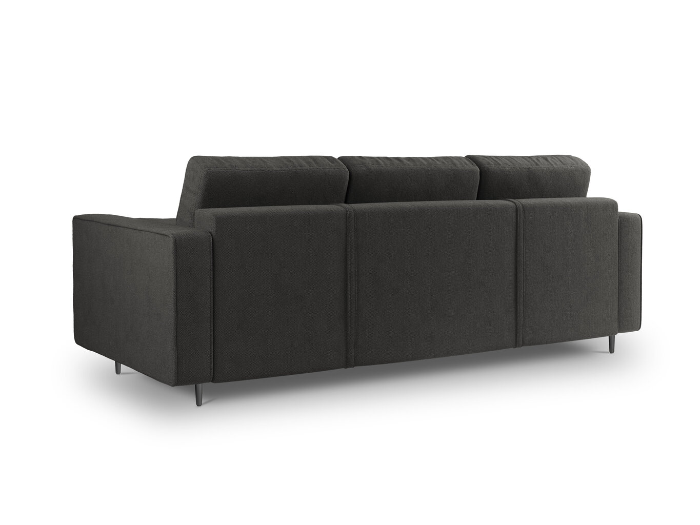 Trivietė sofa Milo Casa Santo 8, tamsiai pilka цена и информация | Sofos | pigu.lt