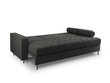 Trivietė sofa Milo Casa Santo 8, tamsiai pilka цена и информация | Sofos | pigu.lt