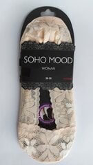 Женские следки с силиконовой полоской и силиконовой подошвой Soho Mood цена и информация | Женские носки | pigu.lt