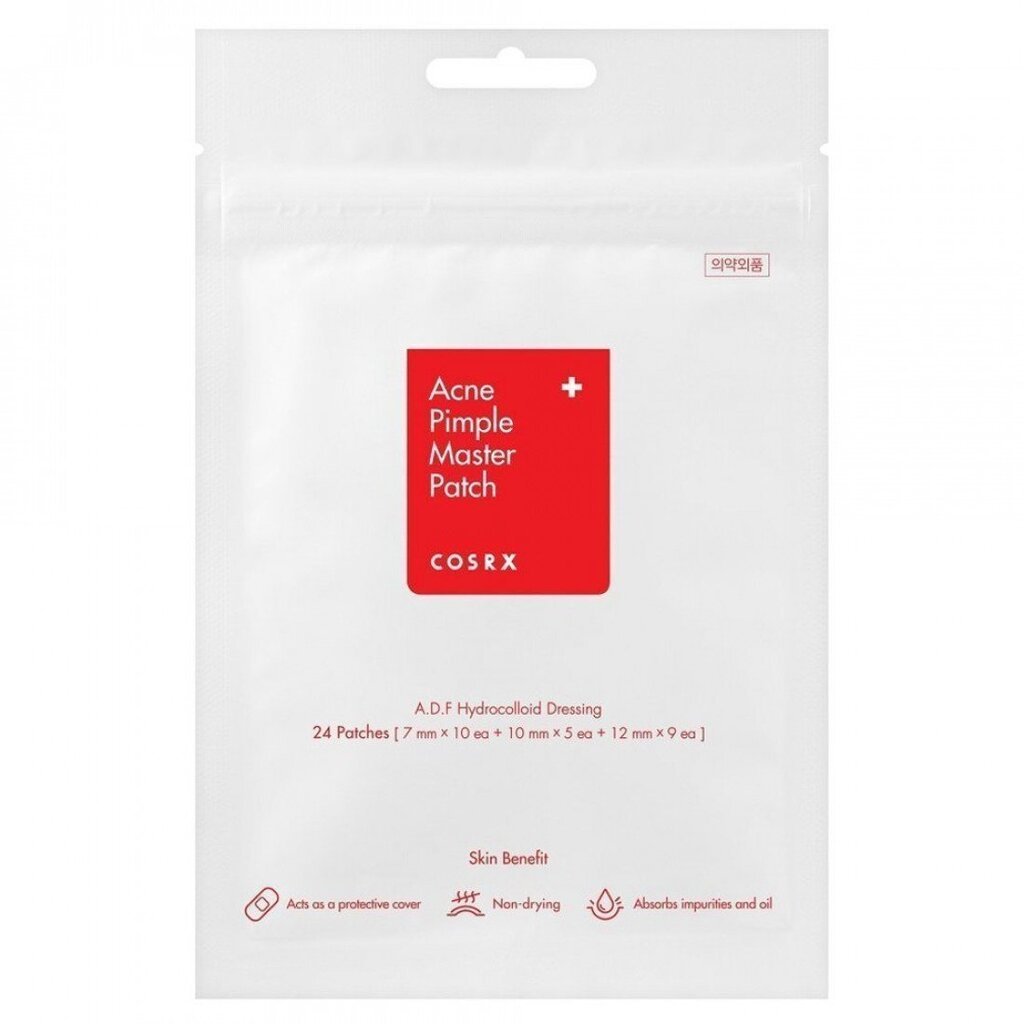 Pleistrai nuo spuogų CosRX Acne Pimple Master Patch, 24 vnt. kaina ir informacija | Veido kaukės, paakių kaukės | pigu.lt