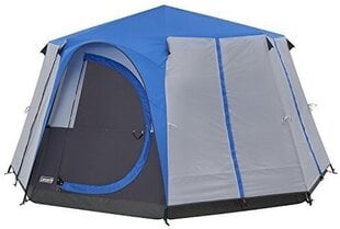 Туристическая палатка Coleman Octagon 8, синий/серый цена и информация | Палатки | pigu.lt
