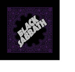 Black Sabbath Bandana skarelė kaina ir informacija | Vyriški šalikai, kepurės, pirštinės | pigu.lt
