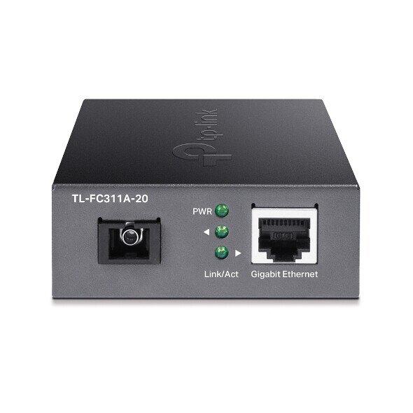 TP-Link Gigabit Single-Mode WDM Media Converter TL-FC311A-20 цена и информация | Maršrutizatoriai (routeriai) | pigu.lt