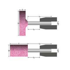 Keramikinis akmenukas šlifavimui Beta AR60P5V, 10x15 mm, 25 vnt. kaina ir informacija | Mechaniniai įrankiai | pigu.lt