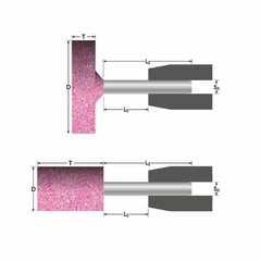 Keramikinis akmenukas šlifavimui Beta AR36P5V, 40x40 mm, 10 vnt. kaina ir informacija | Beta Santechnika, remontas, šildymas | pigu.lt