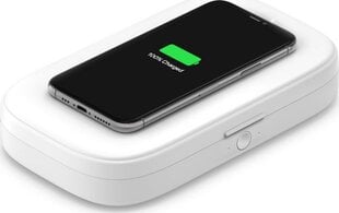 УФ-дезинфицирующее средство Belkin с беспроводной зарядкой BOOST CHARGE, белое цена и информация | Аксессуары для телефонов | pigu.lt