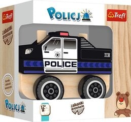 Деревянный автомобиль Trefl Полиция цена и информация | Игрушки для малышей | pigu.lt