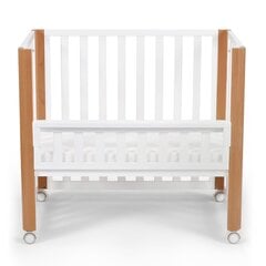 Детская кроватка Kinderkraft Koya 60x90 см с матрасом 4in1 , белый цена и информация | Kinderkraft Мебель и домашний интерьер | pigu.lt