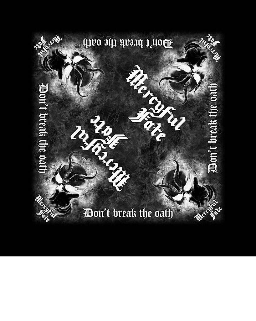 Mercyful Fate Bandana skarelė цена и информация | Vyriški šalikai, kepurės, pirštinės | pigu.lt