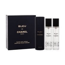 Tualetinis vanduo Chanel Bleu de Chanel EDT vyrams, 3 x 20 ml kaina ir informacija | Chanel Kvepalai, kosmetika | pigu.lt