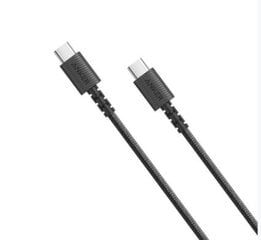 Кабель Anker PowerLine Select + USB-C на USB-C 3 фута, черный цена и информация | Кабели для телефонов | pigu.lt