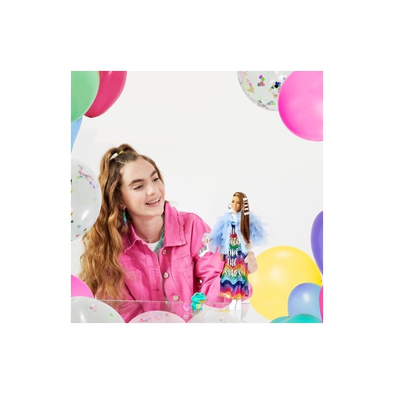 Lėlė Barbie Extra su švarkeliu цена и информация | Žaislai mergaitėms | pigu.lt