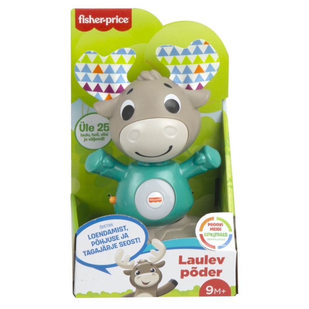 Muzikinis interaktyvus briedžiukas Linkimals Fisher Price цена и информация | Žaislai kūdikiams | pigu.lt