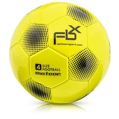 Futbolo kamuolys Meteor FBX, 4 dydis, geltonas kaina ir informacija | Futbolo kamuoliai | pigu.lt