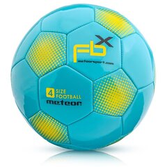 Futbolo kamuolys Meteor FBX, 4 dydis, mėlynas kaina ir informacija | Meteor Futbolas | pigu.lt