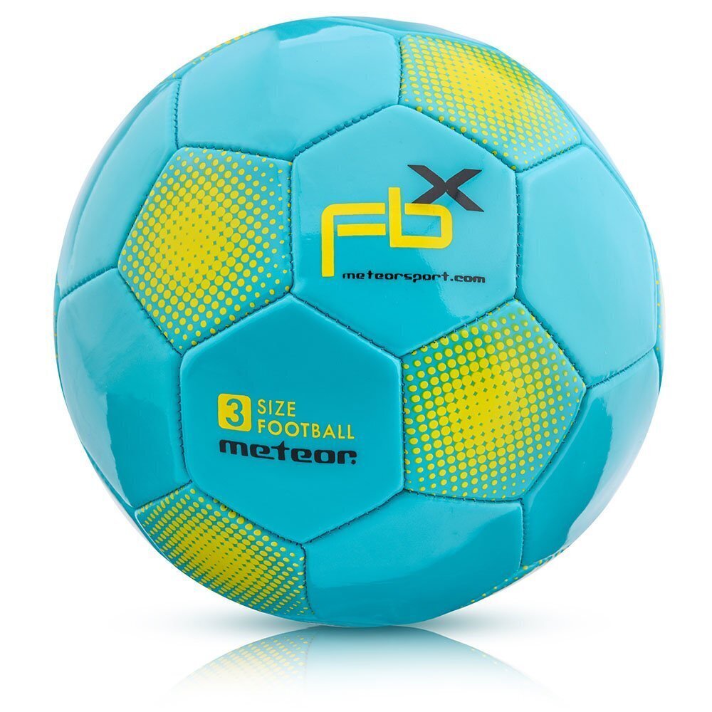 Futbolo kamuolys Meteor FBX, 3 dydis, mėlynas цена и информация | Futbolo kamuoliai | pigu.lt