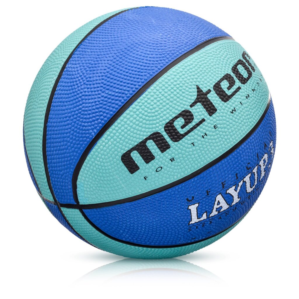 Krepšinio kamuolys Meteor Layup 3, mėlynas цена и информация | Krepšinio kamuoliai | pigu.lt