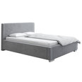 Кровать Lila 160x200 см, серая