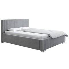 Кровать Lila 180x200 см, серая цена и информация | Кровати | pigu.lt