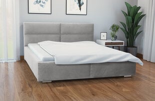 Кровать Fresco 180х200 см, светло-серая цена и информация | Кровати | pigu.lt