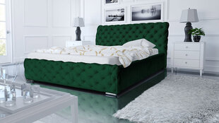 Кровать Lira 140x200 см, зеленая цена и информация | Кровати | pigu.lt